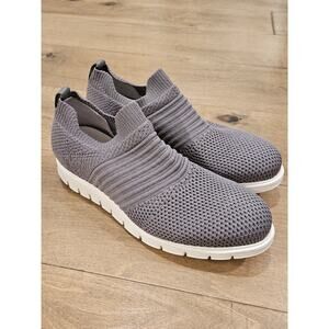 Gray Knit Pull On Sneakers By Chocolat Blu Womens Size 40 US 9-9 1/2 Wedge
